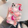 FHNBLJ Love Heart Phone Case For iPhone 14 13 12 11 Pro Max Mini X Xs XR 6 7 8 Plus SE 2020 Transparent Case