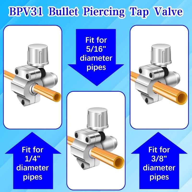 Xiaomi Line Tap Faucet Valve BPV-31 Refrigerator Puncture Valve Cartridge Piercing Valve For HVAC Air Conditioner Line Tap Valve