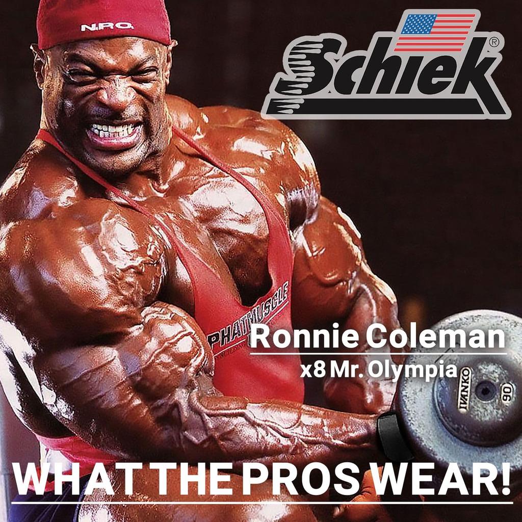 Schiek Ronnie Coleman Lifting Size Training Gloves, Small,