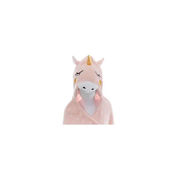 Plaid à capuche licorne 100x140cm - Atmosphera createur d'interieur