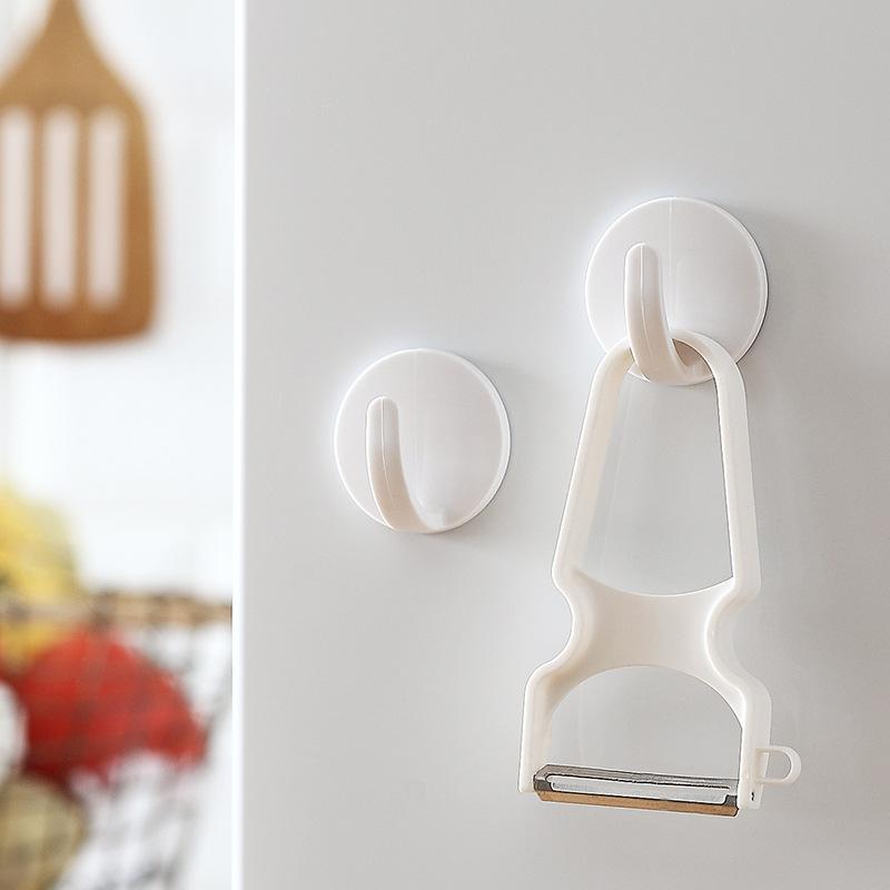 2 ks Magnetický háček Bez vrtání Magnet na ledničku Závěsný háček Kuchyňové dveře Nástěnný Závěsný Víceúčelový Magnet Skladovací háčky