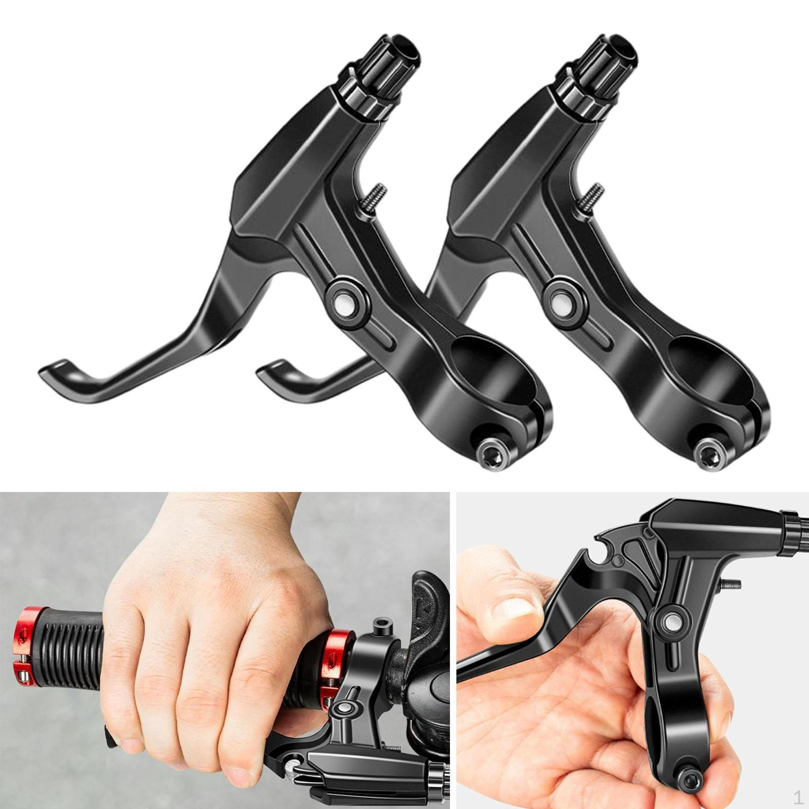 

2x Велосипедная ручка тормоза Велоспорт с зажимом Запасные части Руль Алюминиевый сплав Велосипед