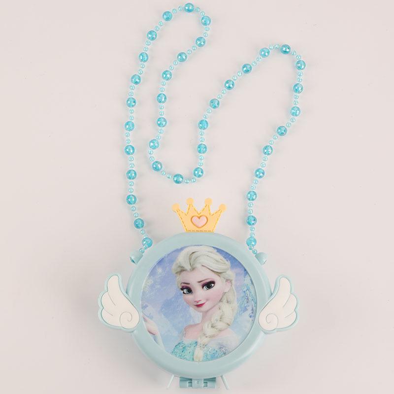 Kids' Handmade Cream PVC Crossbody Bag with Mirror Accessory