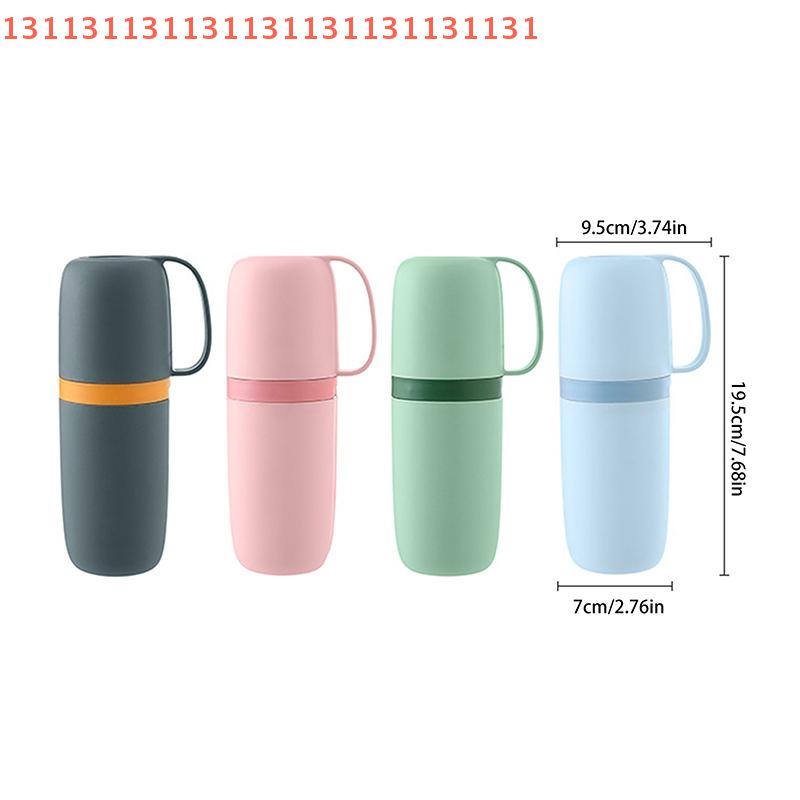 Travel Toothbrush Cup with Toothpaste Holder Portable Mouthwash Cup Simple Design for Business Trips Home Camping Accessories