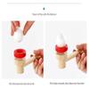 Suspended Blow Ball Toy Colorful Animal Head Blow Pipe Toy Kids Interactive Game Toy