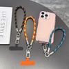 Portable Mobile Phone Hand Wrist Straps Nylon Colorful Anti-Fall Lanyard With Gasket Detachable Cellphone Hanging Cord