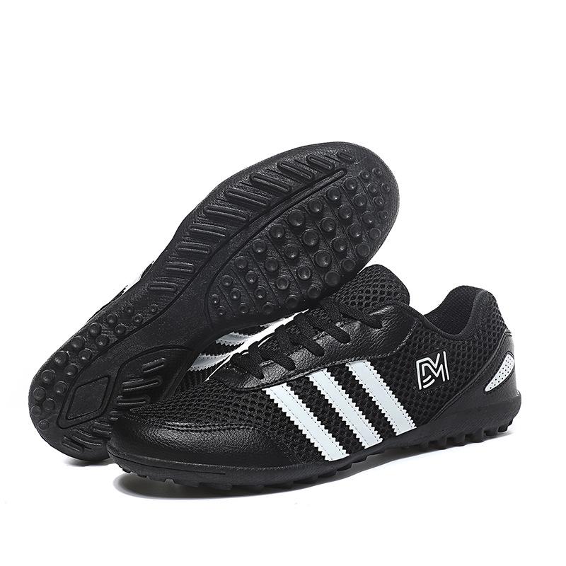 

Футбольные бутсы для мальчиков и девочек с низким верхом, спортивная тренировочная футбольная обувь с поломанными ногтями для учеников начальной школы, игровая тренировочная обувь 36 чёрный