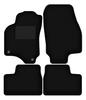 Black Velour Floor Mats For: Opel Astra G Cabrio, Coupe, Bertone (1998-2009)
