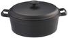 Iwachu Family Stew Pan Black Inner IH Nanbu Ironware 21639 23, Baked, Diameter 23.5cm, Compatible,