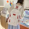 Schoolbag Japanese ins new high-value fresh and sweet star backpack small middle school student casual and lightweight women's backpack