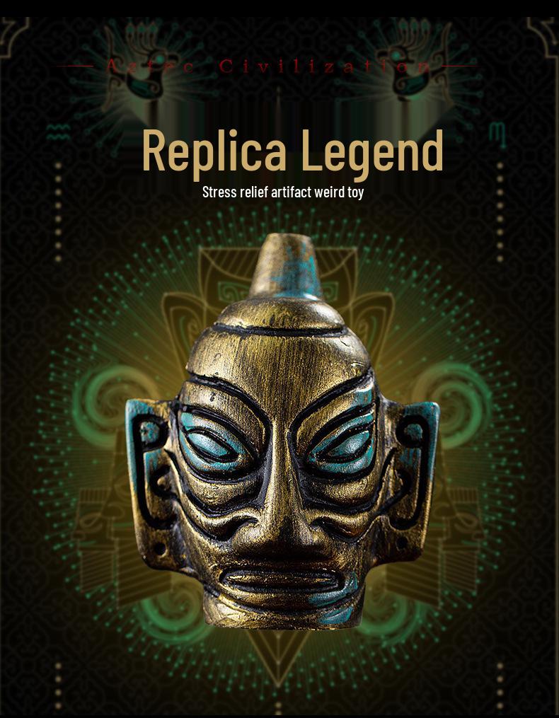 Sanxingdui Aztec Kulturní Kreativní Žertovná Píšťalka