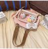 Cute Japanese Mori Girl Anime Multifunctional Backpack with Cookie Button and Crossbody Option