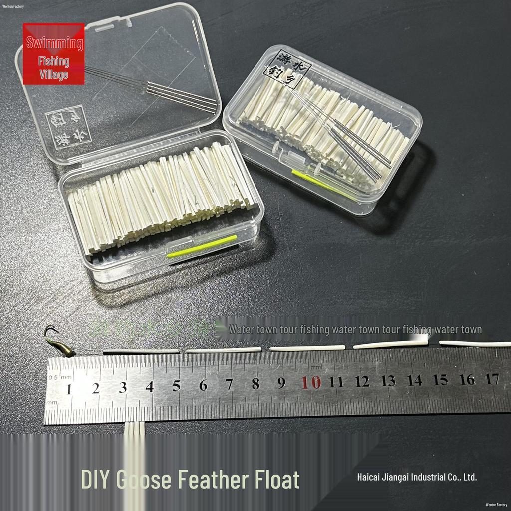 DIY Seven-Star Goose Feather Float for Traditional Wild Fishing