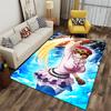 "Dynamic Anime Girl Action Print" suitable as a non-slip mat for the living room or bedroom sofa