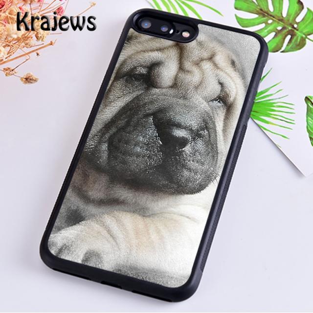 Krajews Canvas Art Shar Pei Mum Best Guard Dogs For iPhone 17 Air 16 Phone Case Cover 15 14 Plus 12 13 Pro Max