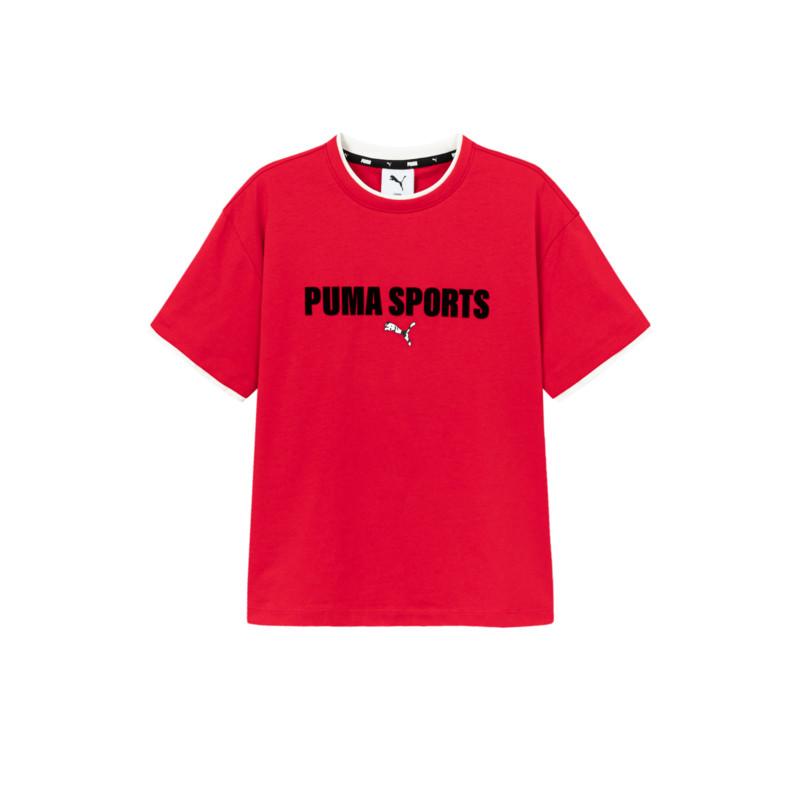 PUMA Kids  Quick Dry T Shirts Red Kids  353226117201-60601 130