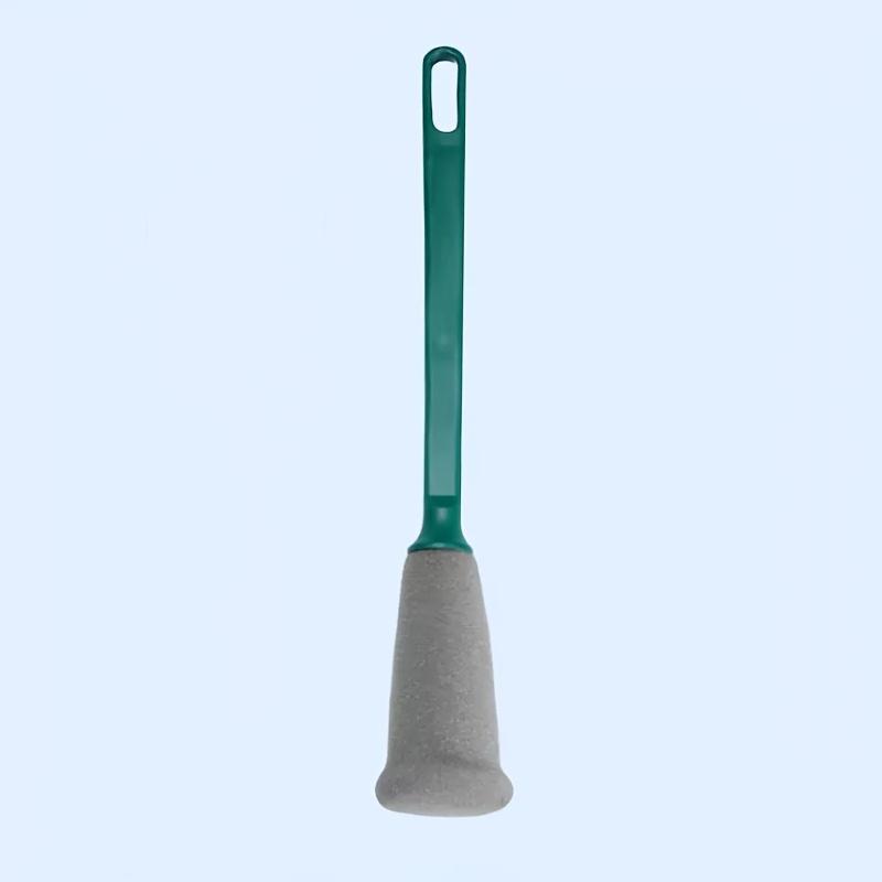 1PC Nordic-style Long-handled Sponge Brush, Suitable for Bottles and Cups, with a Soft Sponge Head for Scrubbing Kitchen Utensils.