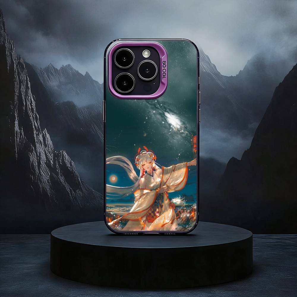 Cool O-Onmyoji Game Black Candy silver phone case Phone Case For iPhone17,16,15,14,13,12,11 Plus,Pro Max