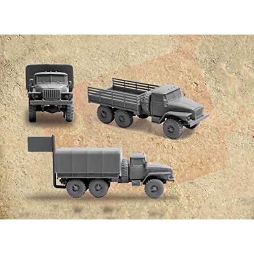 Zvezda 1/100 Ural 4320 Russian 6x6 Truck Plastic Model