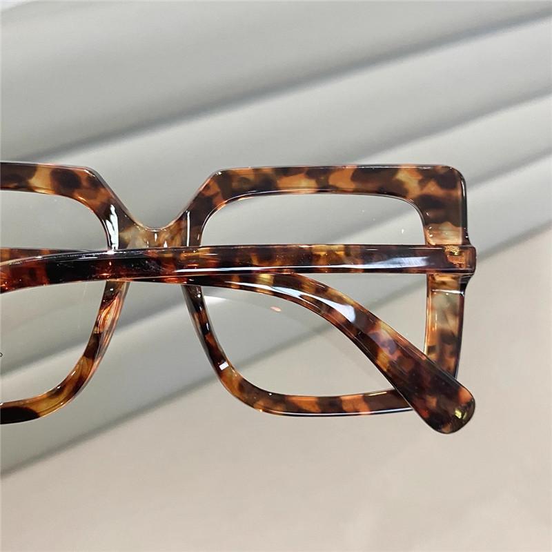 1/2/4PCS Anti Blue Light Blocking Glasses Oversized Square Frame Computer Eyeglasses Clear Lens Optical Glasses for Women/Men