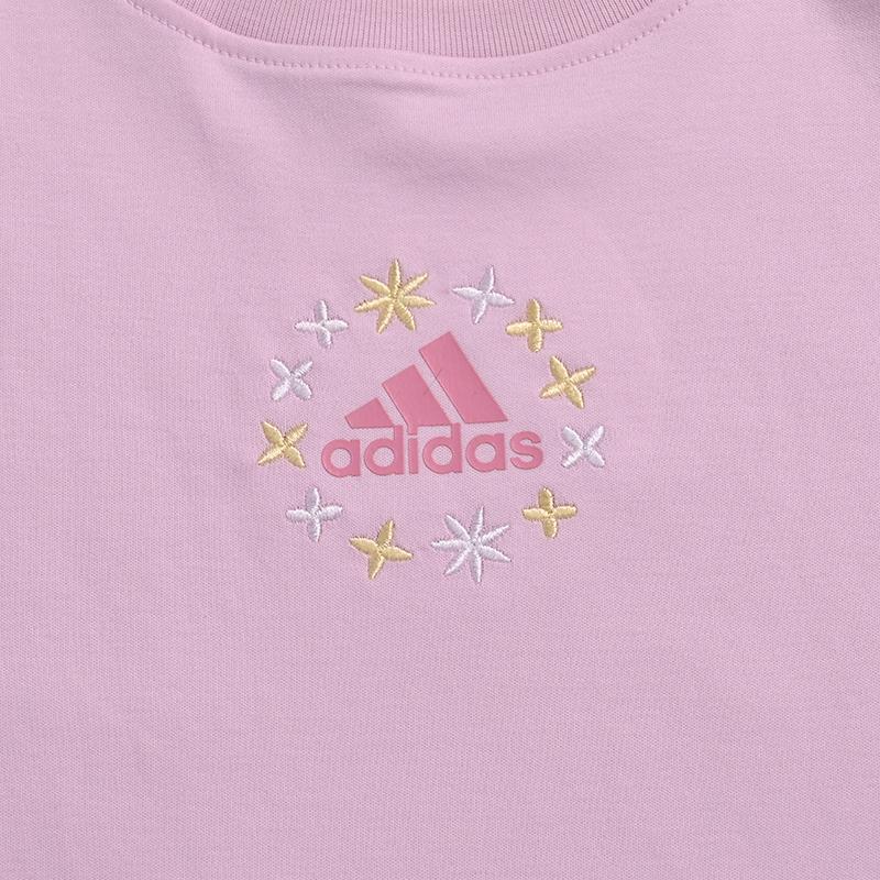 Adidas Kids T Shirts Crew Neck Moderate IA8201
