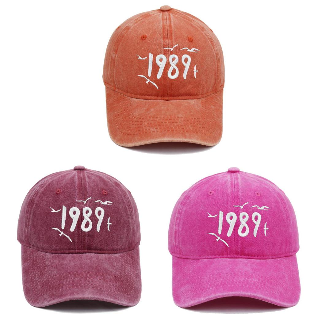 Taylor Swift Cotton Embroidered Baseball Cap With Sunshade For Casual Wear