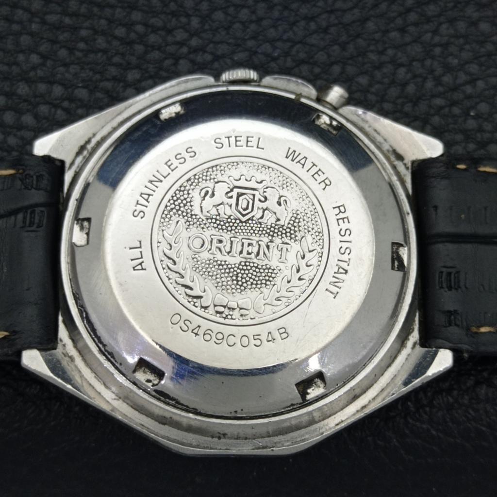 JAPAN VINTAGE ORIENT AUTOMATIC 46941 MENS BLUE COLOR DIAL WATCH a500734-5 R154-a500734