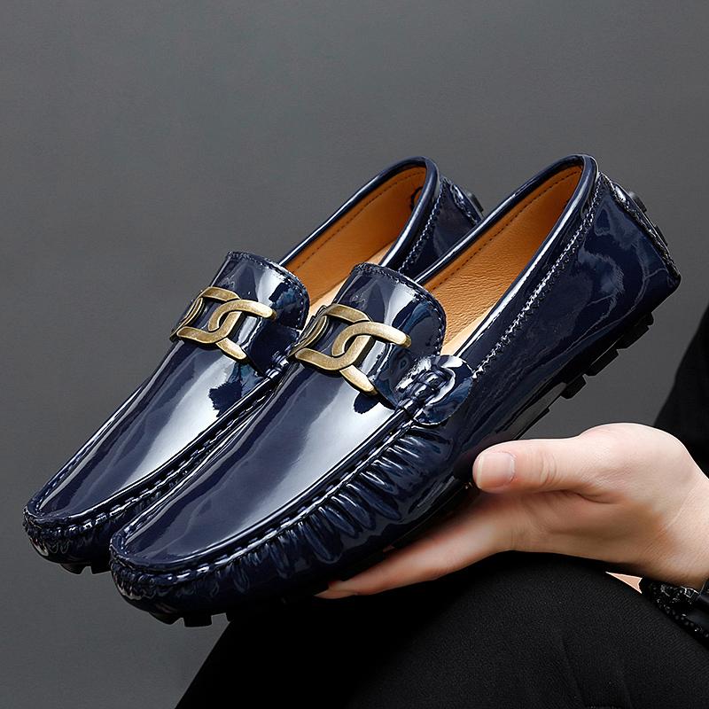 Men's Classic Plus Size Oxfords Business Flats Casual Leather Shoes Driving Loafers Wedding Shoes Italian Style Mocassins