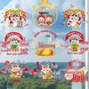 Lilang 2025 Year of the Snake Spring Festival Window Stickers
