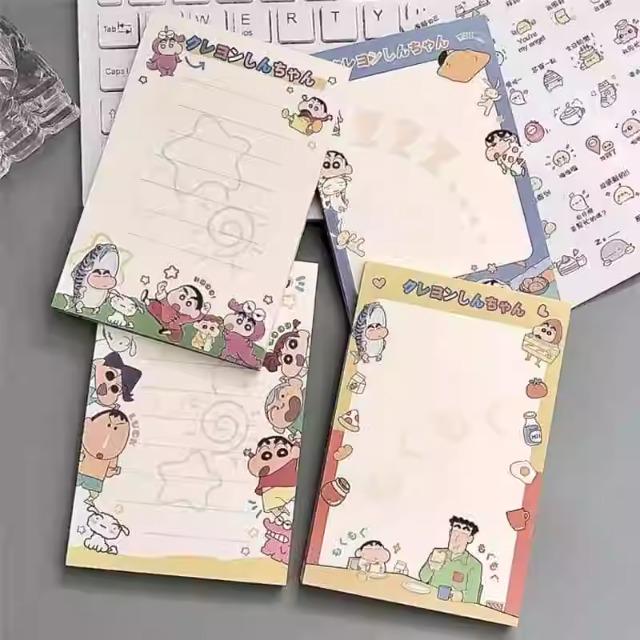 Crayon Shin-chan A7 Cute Colorful Cartoon Notepad - Creative Student Style