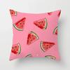 Luxury Home Decor Office Seat Cushion Cover Creative Cartoon Watermelon Banana Print Fashion Pillow Cover