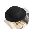 Elegante Cappello Fedora in Feltro di Lana per Uomo e Donna con Ampia Falda e Calore per Viaggi all'Aperto