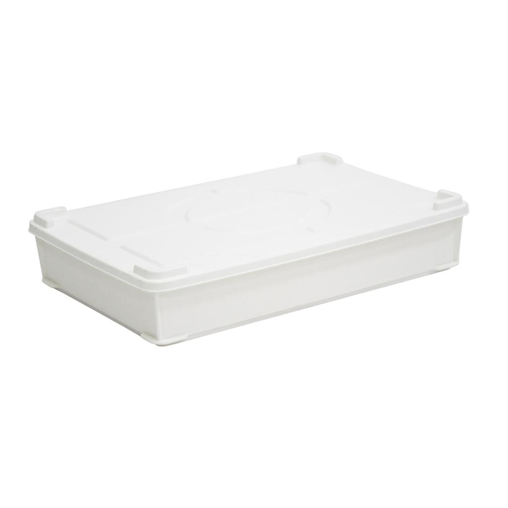 Pizza Dough Proofing Box with Cover Food Storage Tray Portable Versatile Pizza Dough Storage Box for Bakery Household Kitchen
