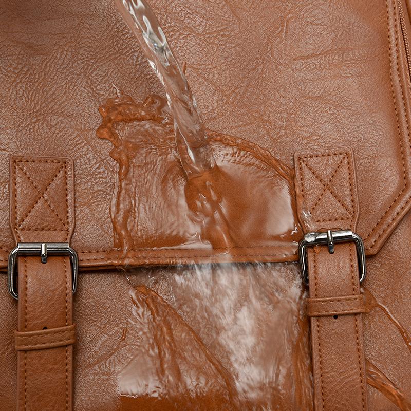 Fashion Men's Bag Trend Brand Retro Casual Backpack High Quality Waterproof Travel Bag Large Capacity Business Computer Bag