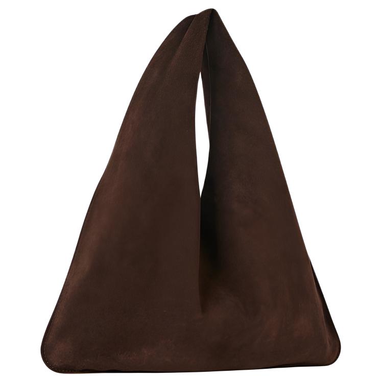 The Row Bindle Drop-Shoulder Solid Color Calfskin Tote Bag Small Women handbags Brown W1682L25ESANS