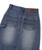 CGP (Women) Denim Long Skirt_Washed Blue