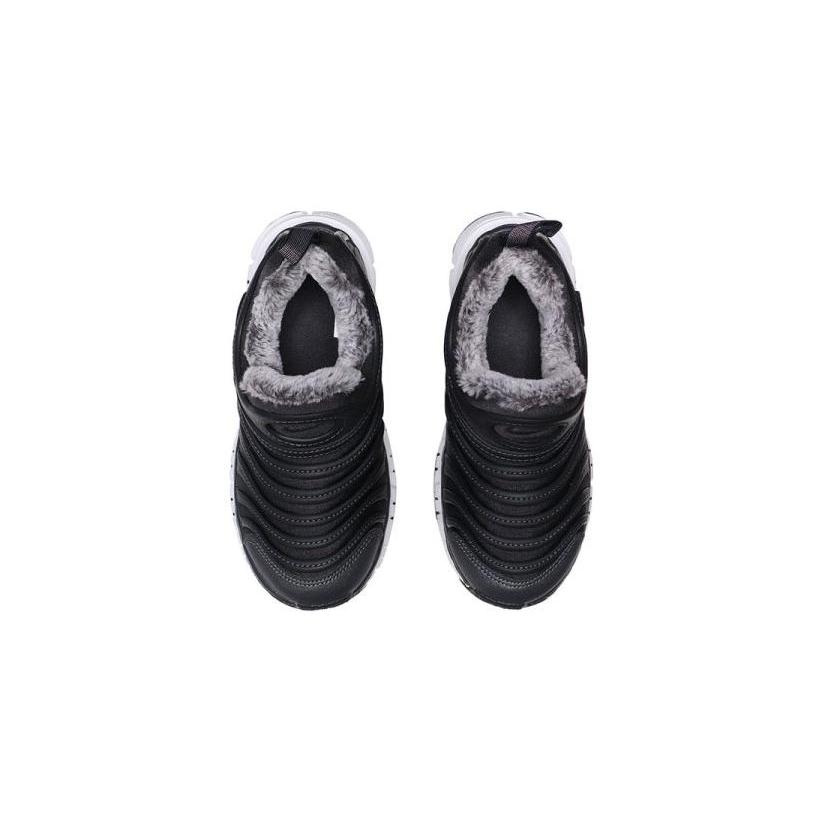 Nike Dynamo Free Slip Resistant Cushioning Low top Kids Lifestyle Shoes Black White Children Aged 3 7 Years Old AA7216-002