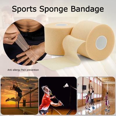Sponge Badminton Racket Handle Buffer Bottom Film Adjustable Shock Absorbing for Sports Badminton Tennis Handle Wrap