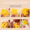 Cartoon Fruit Embroidery Doll Pendant Wool Embroidery Handmade Crafts Toys  Educational Toys
