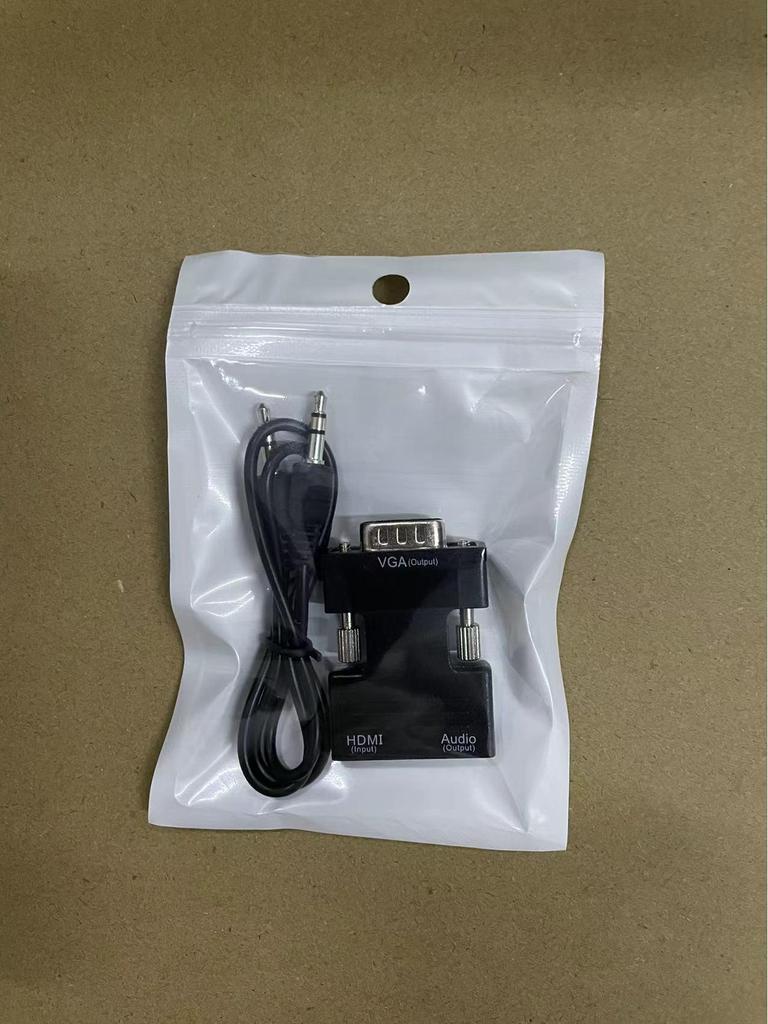 High-Definition HDMI To VGA Video Converter with Audio Cable