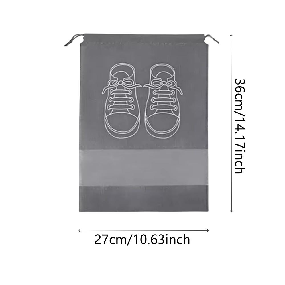 5/10/30pcs Shoes Storage Bags Portable Non-Woven Fabric Large Capacity Travel Waterproof Moistureproof Clothing Classified Bags