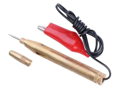 Metalik voltaj test cihazı, 6 - 24V iğneli