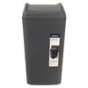Dark Gray Swing Lid Waste Bin 20L