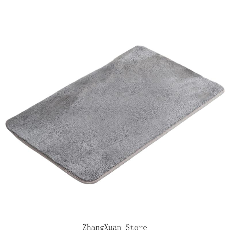 Soft Bathroom Carpet Super Absorbent Bath Mat NonSlip Floor Mat for Shower Toilet Kitchen AntiSkid &Fast Drying Design
