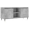 VidaXL Meuble TV gris béton 104x35x50 cm bois d'ingénierie 827008