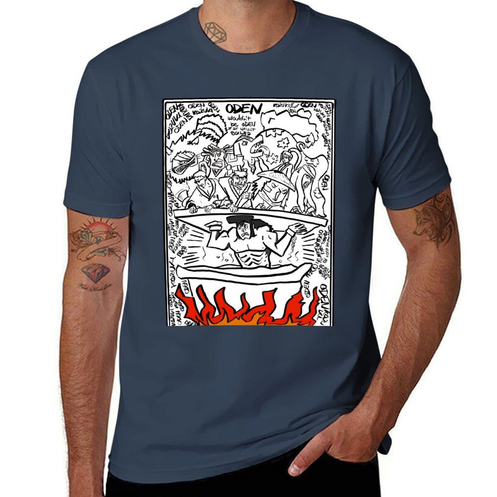 Kozuki Oden And The Seven Red Pods Oden Wouldnt Be Oden If It Wasnt Boiled Tshirt Casual Basic Street Style Tshirt S