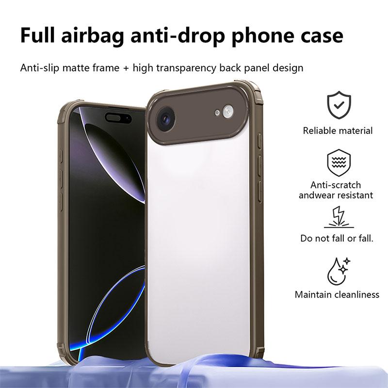 Shockproof Case For Iphone 17 Air Hard Back Cover For Iphone 17 AIR TPU + PC Bumper Protective Clear Capa Iphone17air Coque