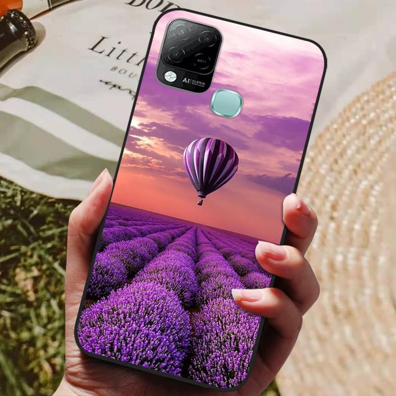 For Infinix Hot 10T Case Phone Cover Soft Silicone TPU Back Cases for Infinix Hot 10S NFC Case X689 Coques Hot10T  Hot10S Fundas