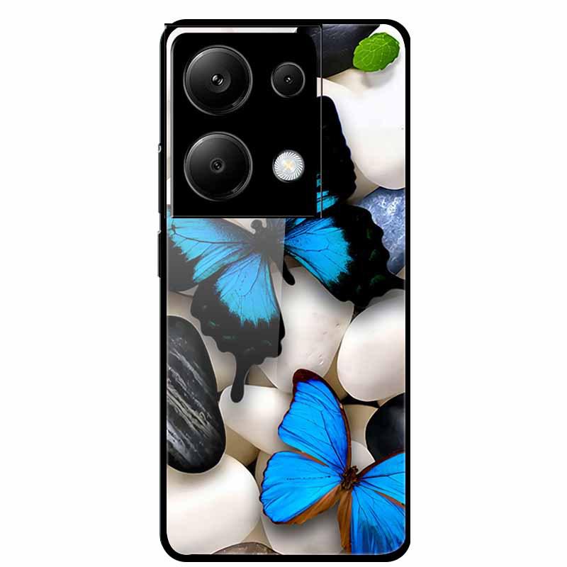 Redmi NOTE 13 PRO 4G Case with Tempered Glass & Aesthetic Color Painting
