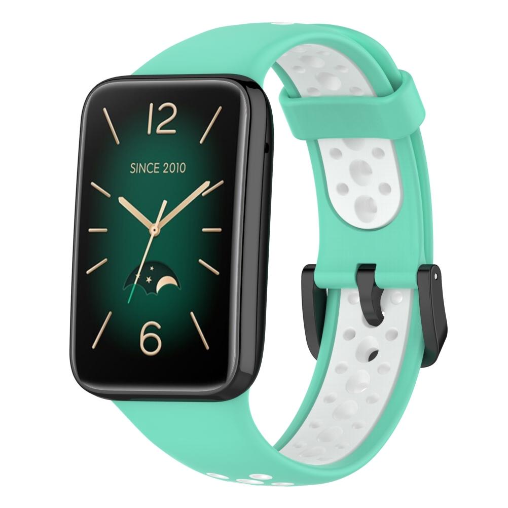 Replacement Straps Compatible for Xiaomi Band7 Pro Breathable Soft Silicone Smart Watch Band Wristband Dual Color Type 2